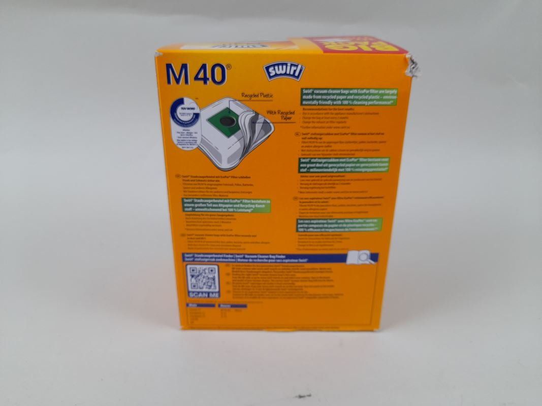 Altro per la casa: SWIRL Staubsaugerbeutel M40 10er Packung – Nuovo (secondo la descrizione) da Liebefeld venduto da Restwert_Liebefeld 3